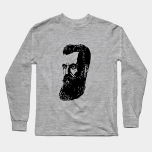 Theodor Herzl - Zionist - Zionism Long Sleeve T-Shirt